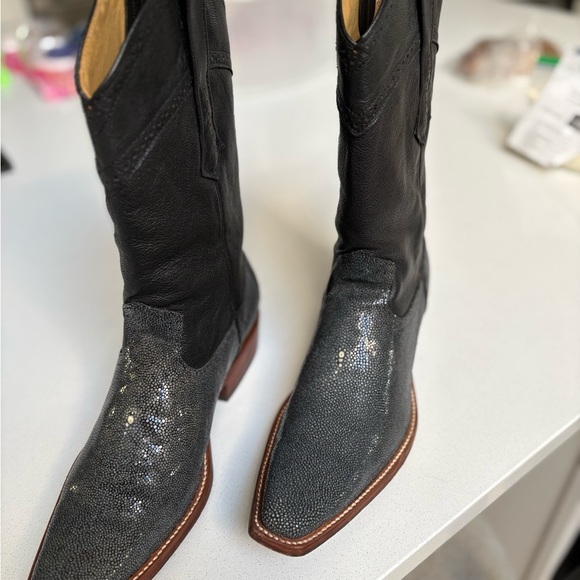 Cuadra Mantarraya pulida negro boots - Picture 9 of 12